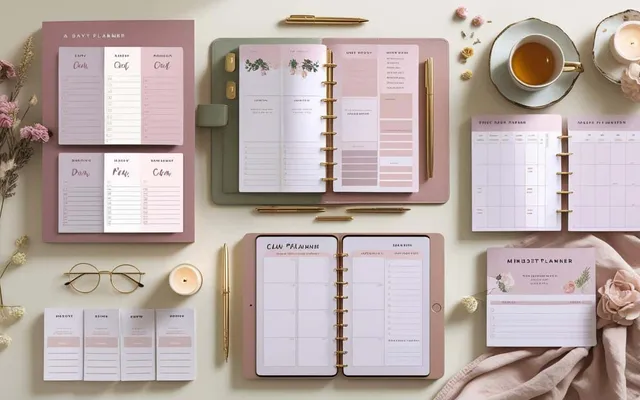 All Inclusive Bundle shown as a flat-lay mockup on a tablet and printed page