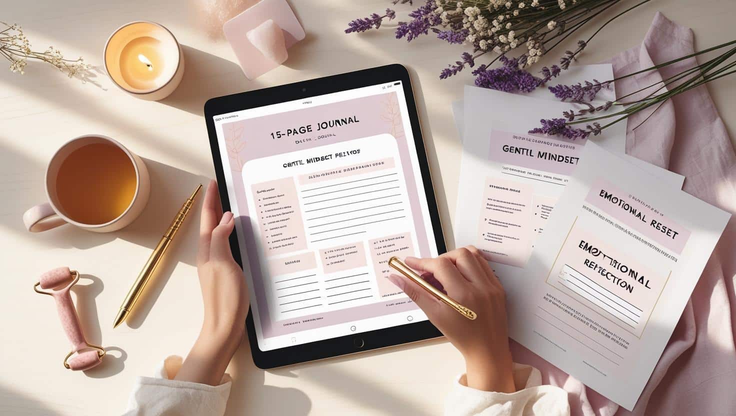 15-Page Digital Journal for Gentle Clarity & Emotional Reset 1 15-Page Digital Journal for Gentle Clarity & Emotional Reset